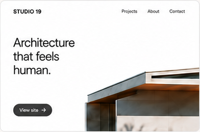 Sample homepage preview for test4.com